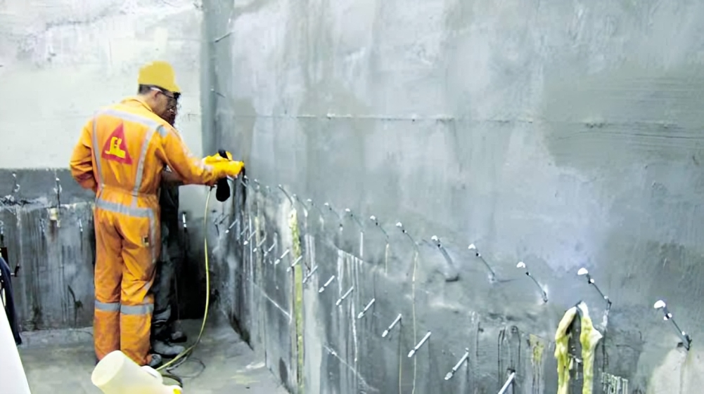 injection groutung waterpoodfing